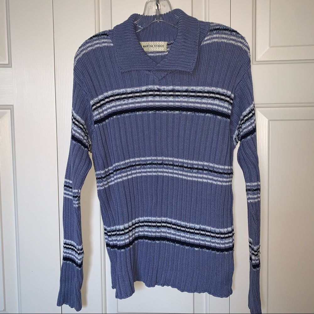 Marisa Studio lavender turtleneck sweater size M